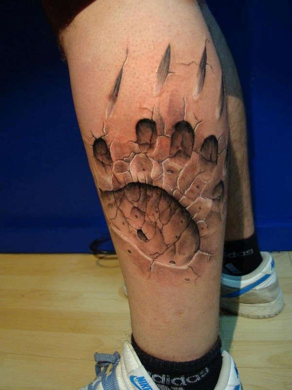 bear-foot-print-3d-tattoo